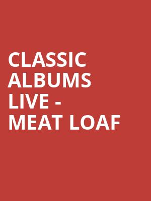 Classic Albums Live - Meat Loaf Poster