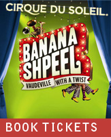 Buy tickets for cirque_du_soleil_banana_shpeel at Canon Theatre