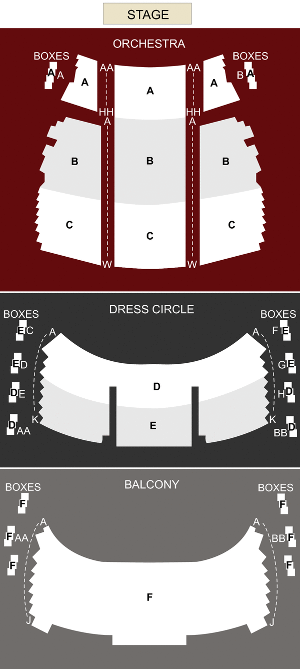 Princess of Wales Theatre, Toronto, ON Seating Chart & Stage