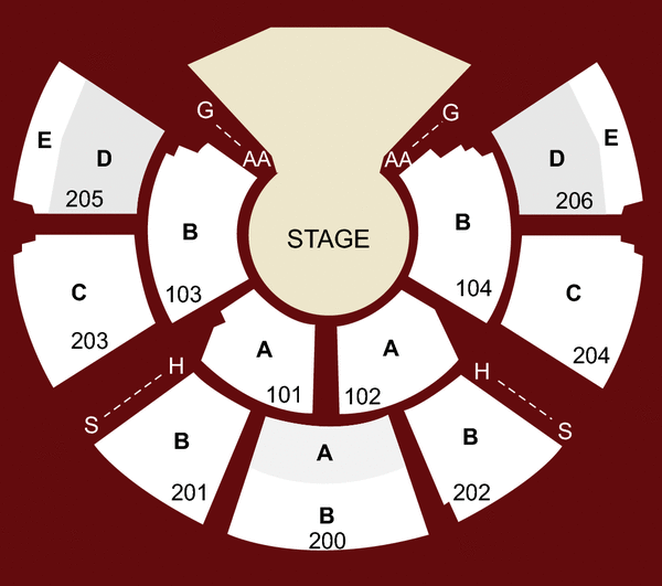grand chapiteau at portlands toronto on seating chart kurios vancouver seating chart