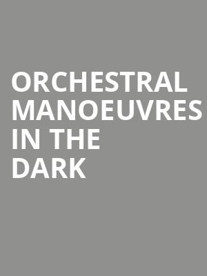 Orchestral Manoeuvres In The Dark, HISTORY, Toronto