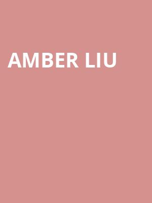 Amber Liu Poster