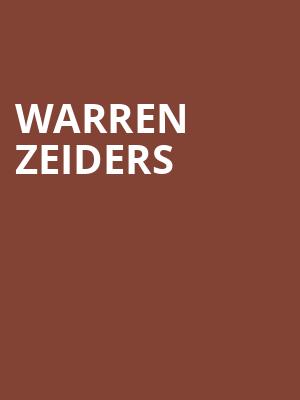 Warren Zeiders, HISTORY, Toronto