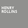 Henry Rollins, Danforth Music Hall, Toronto