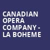 Canadian Opera Company La Boheme, Four Seasons Centre, Toronto