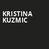 Kristina Kuzmic, Danforth Music Hall, Toronto