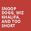 Snoop Dogg Wiz Khalifa and Too Short, Budweiser Stage, Toronto