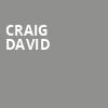 Craig David, HISTORY, Toronto