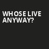 Whose Live Anyway, Massey Hall, Toronto
